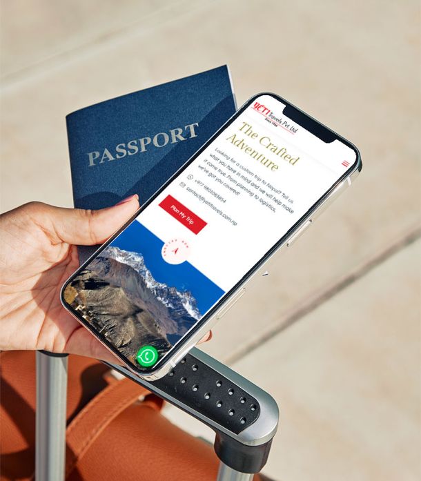 yeti travels web development
